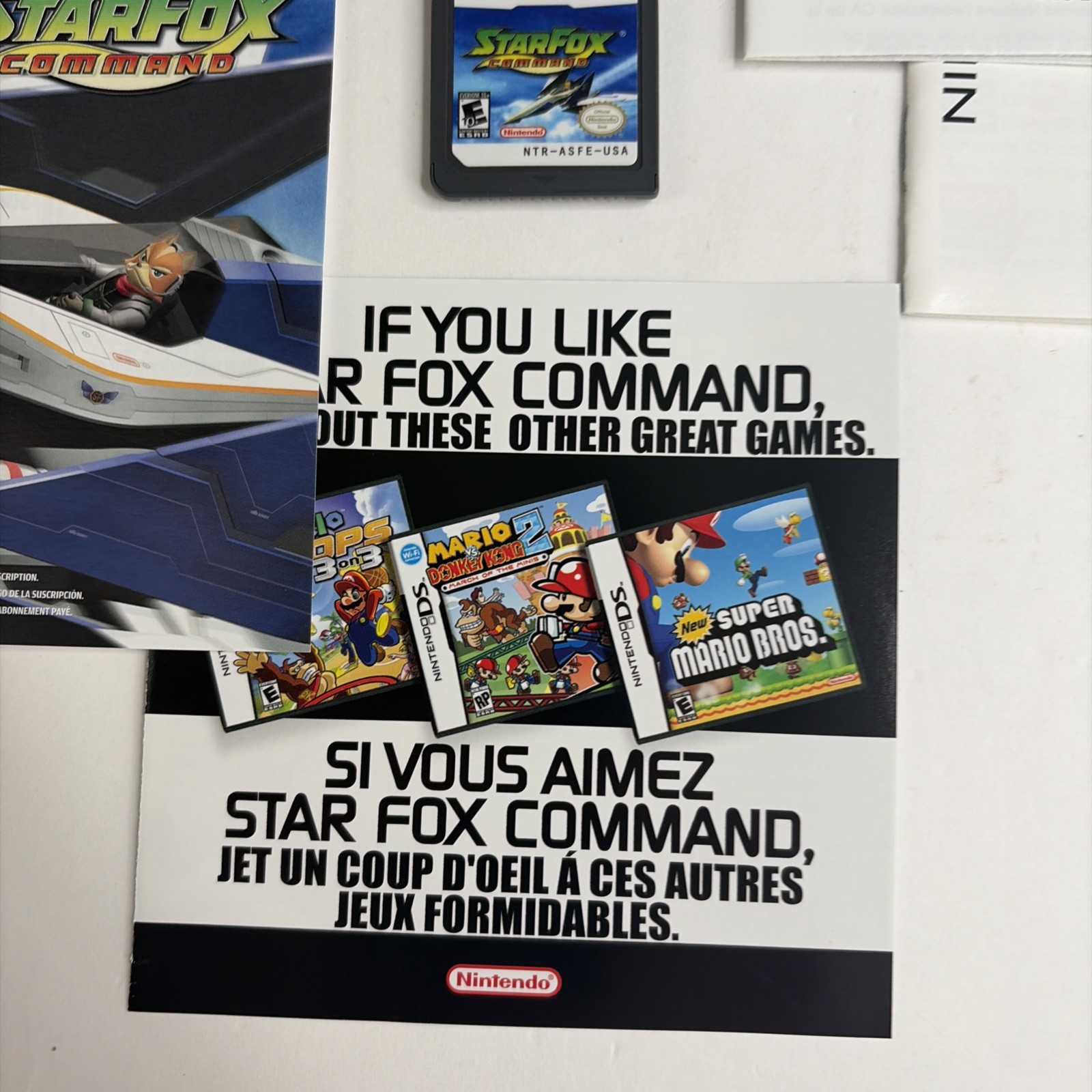 Star Fox Command (Nintendo DS, 2006) 100% CIB Complete RARE – GOOD CONDITION