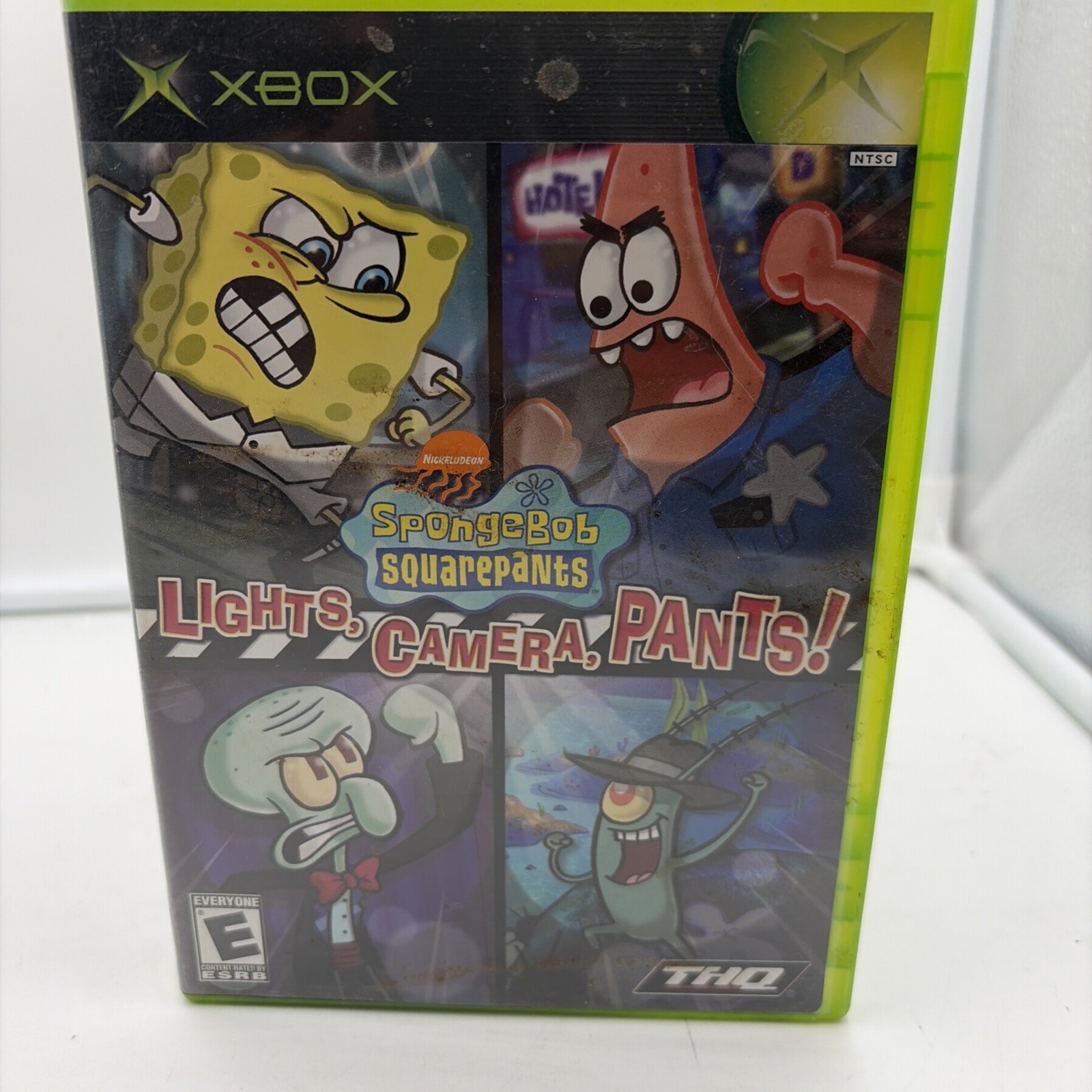 SpongeBob SquarePants Lights Camera Pants (Original Xbox) Complete w/ Manual CIB