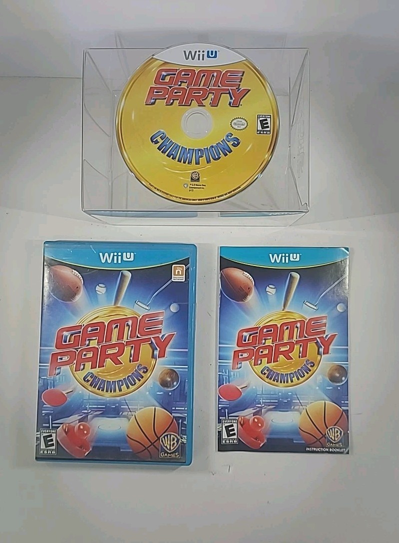 Game Party Champions Nintendo Wii U 2012 Complete Used Pre Owned