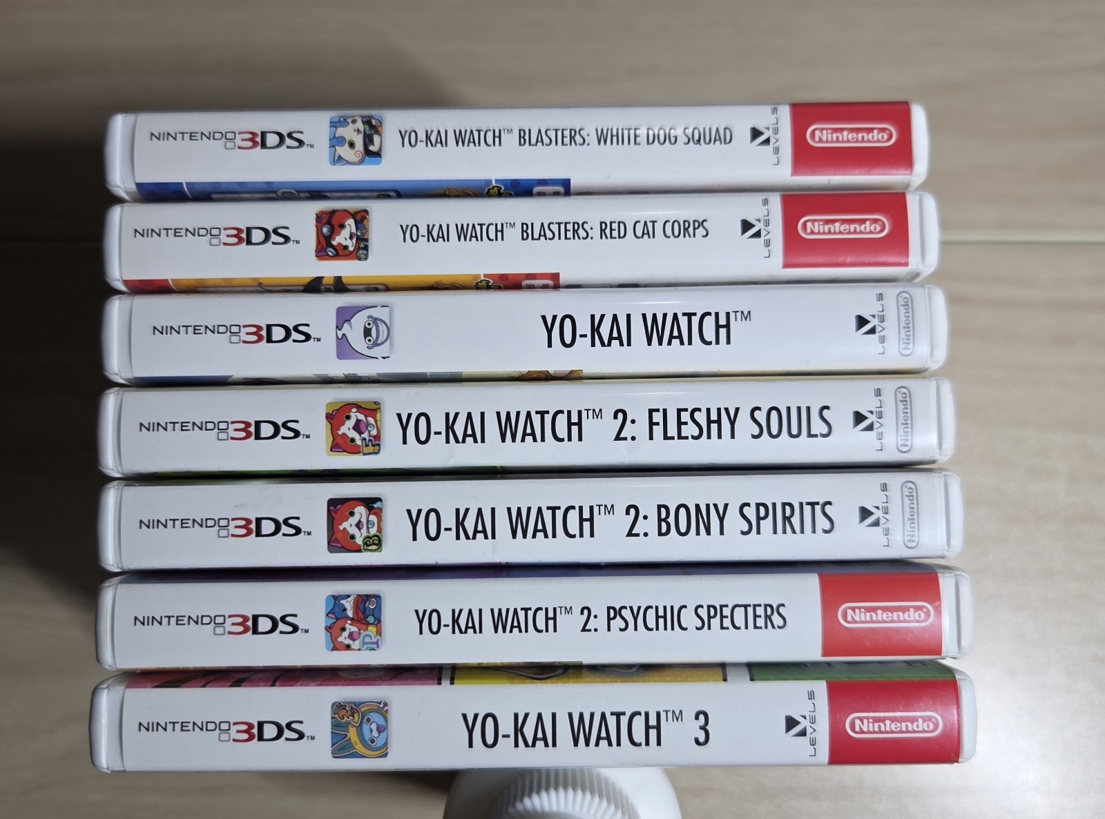 Nintendo 3DS Rare Game Lot- Full English Set of Yo-Kai Watch Games with Yo Kai 3