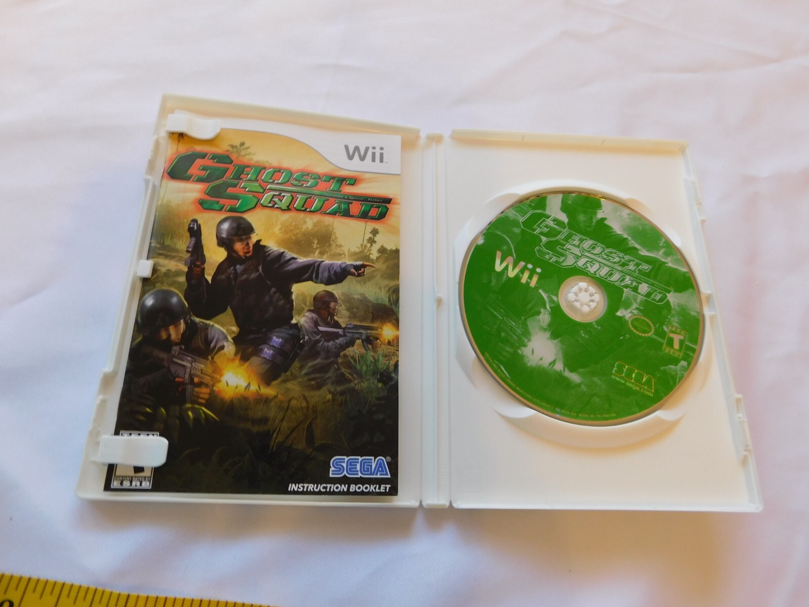 Wii Ghost Squad 2006 Sega Nintendo Shooter Rated T Teen Pre-owned