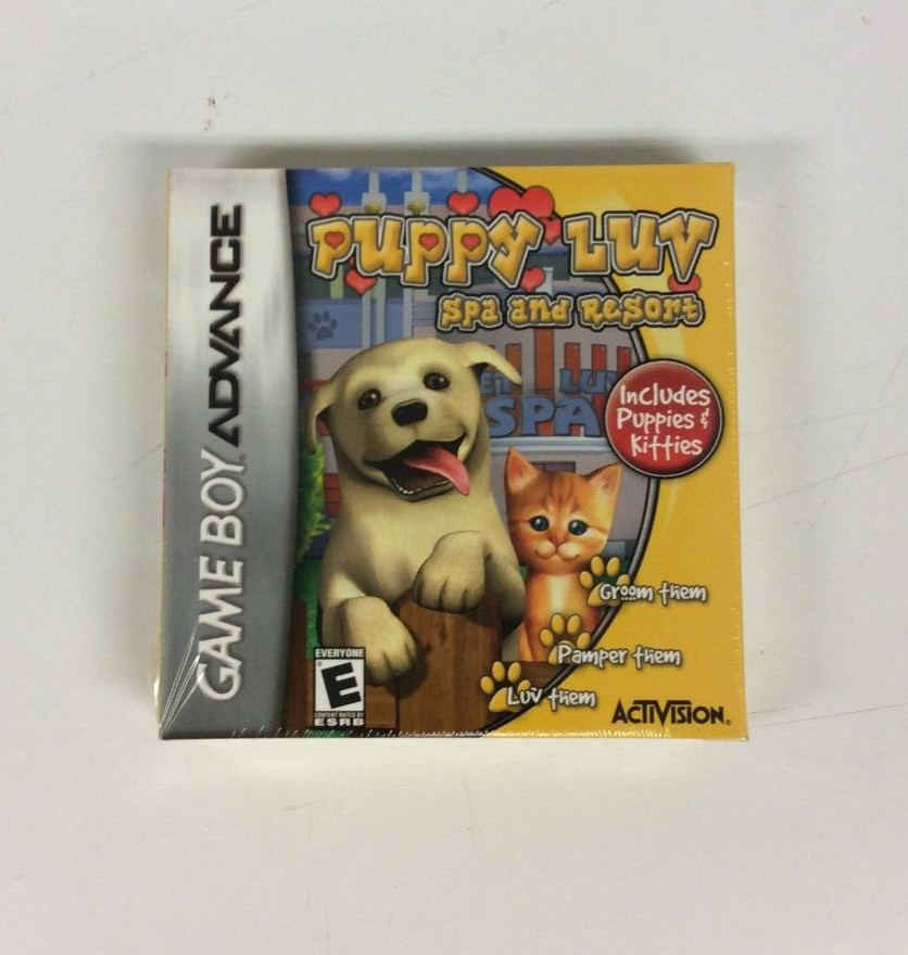 Puppy Luv: Spa and Resort (Nintendo Game Boy Advance GBA) Brand New Sealed