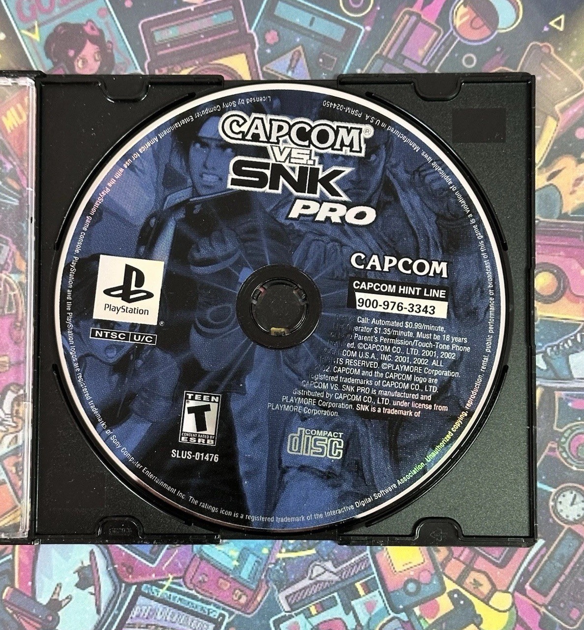CAPCOM vs SNK PRO – Sony PS1 Playstation 1 Disc Only – OG Owner – Tested/Working