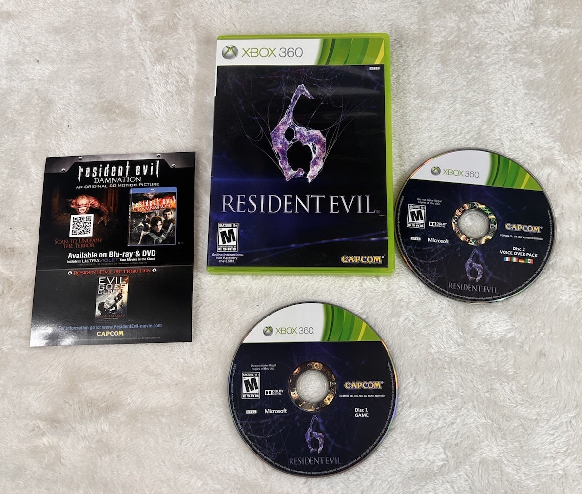Resident Evil 6 (Microsoft Xbox 360, 2012)