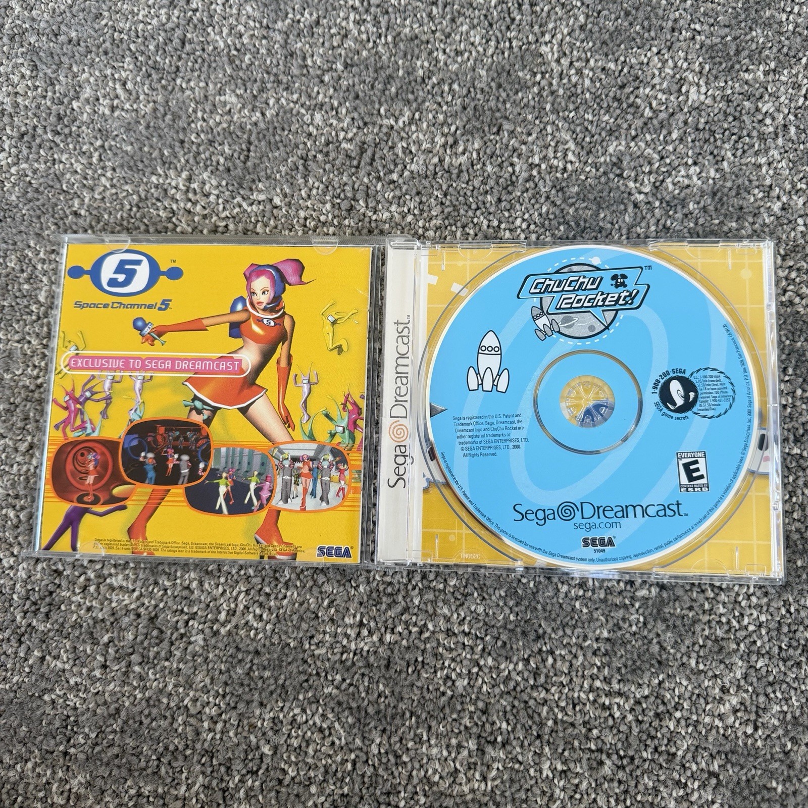 SEGA ChuChu Rocket! (Sega Dreamcast) NTSC-U/C E – CIB Complete W/ Manual Tested