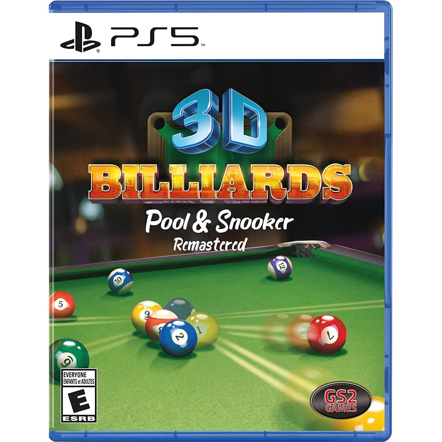 3D Billiards: Pool & Snooker Remastered [Sony PlayStation 5 PS5] Brand NEW