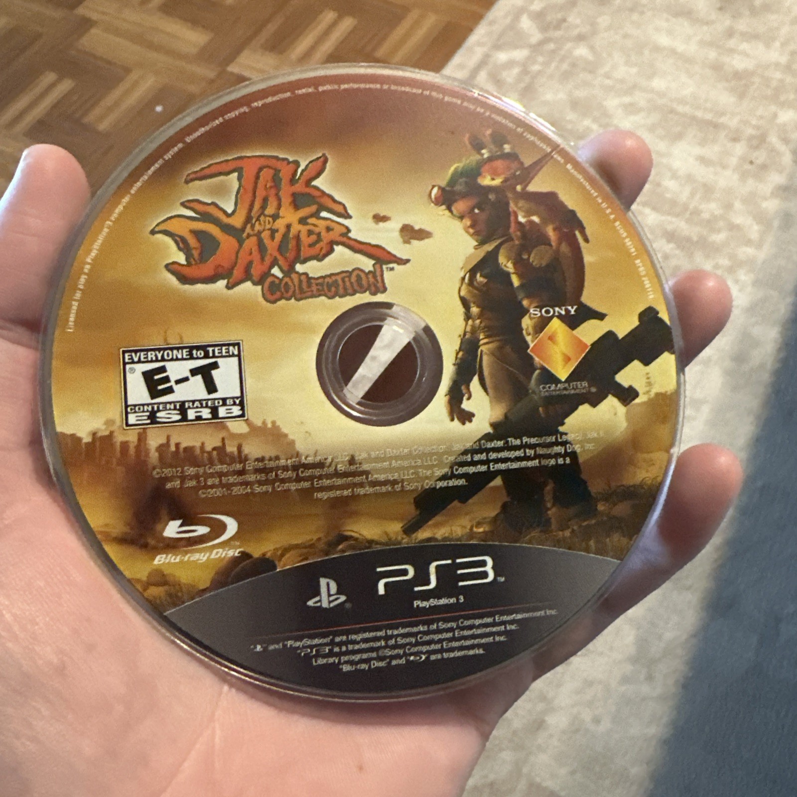 Jak and Daxter Collection (Sony PlayStation 3, PS3) Disc Only Minor Scratches