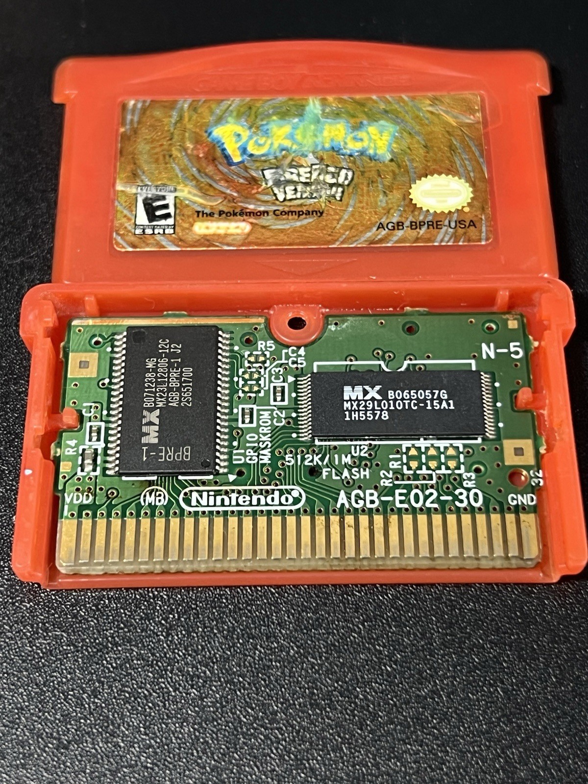 Nintendo Pokémon FireRed Version Game Boy Advance Authentic Tested OEM GBA