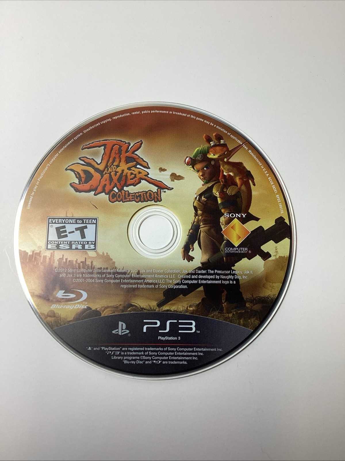 Jak and Daxter Collection (Sony PlayStation 3, 2012, Tested Working, Game Only)