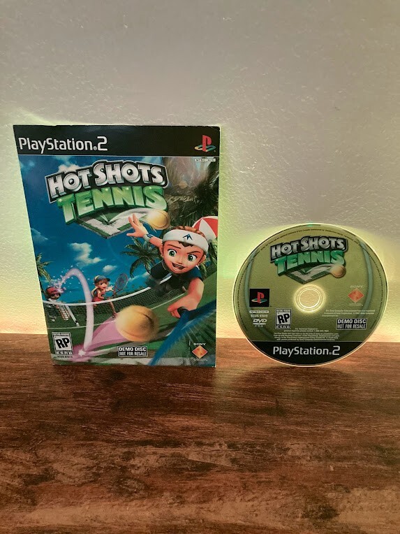 Hot Shots Tennis Demo (Sony Playstation 2, 2007) CIB Complete PS2 SCEA