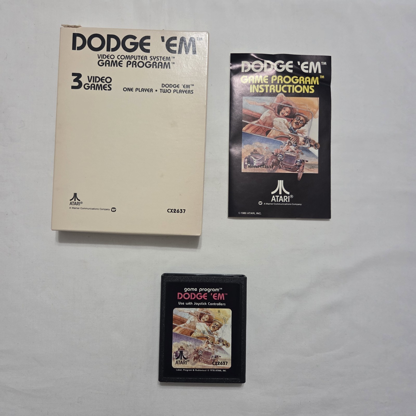 Action Pak PRO 810 (Atari 2600 VCS, 1978) Complete in Box CIB w/ Manuals