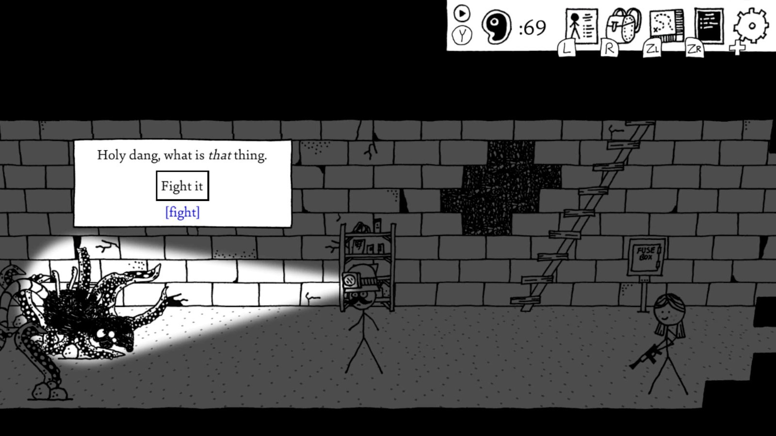 Shadows Over Loathing Physical Edition PS5 Game by Serenity Forge – Turn-Based R