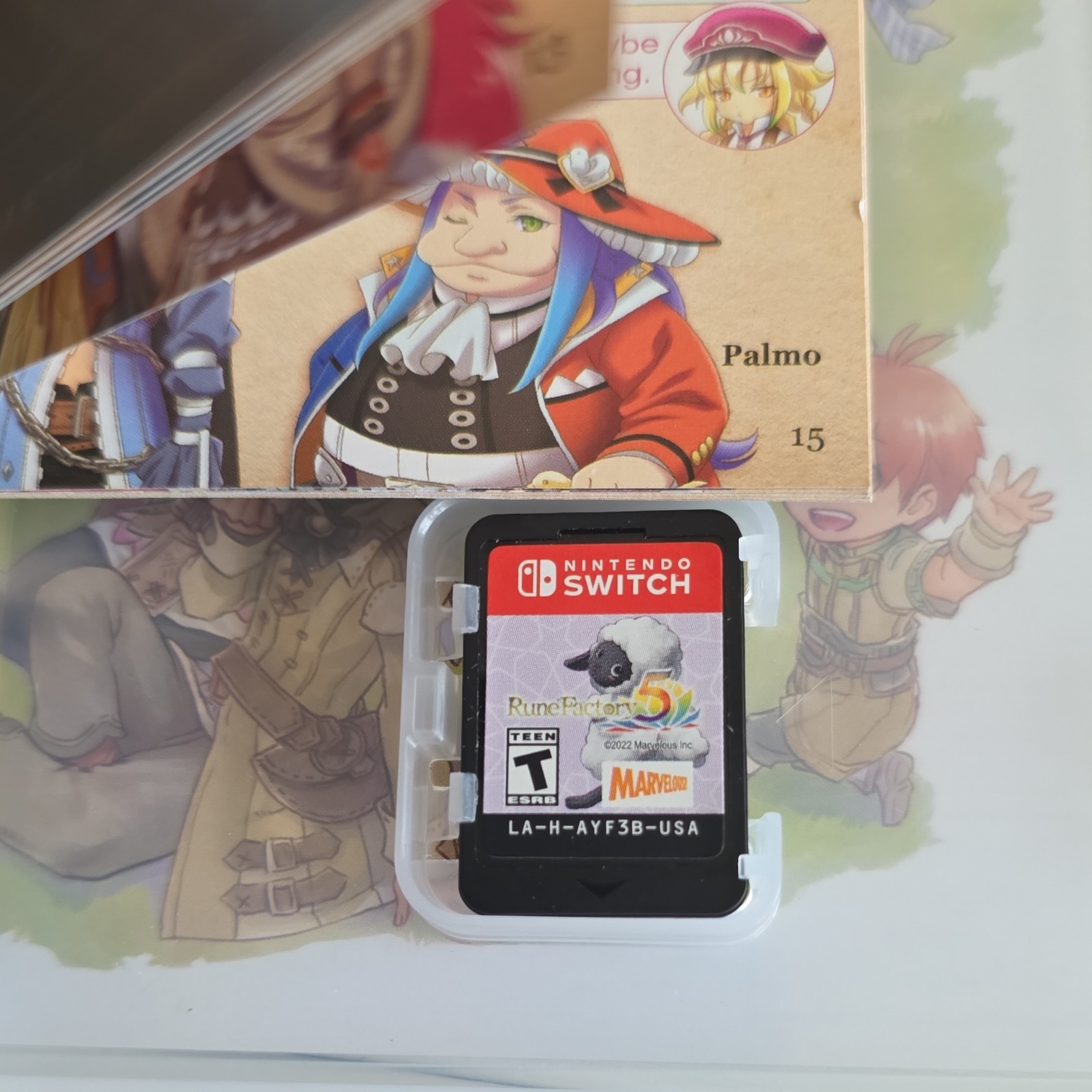 Marvelous Rune Factory 5 Switch T-Teen NTSC-U/C 2022 Case & Manual