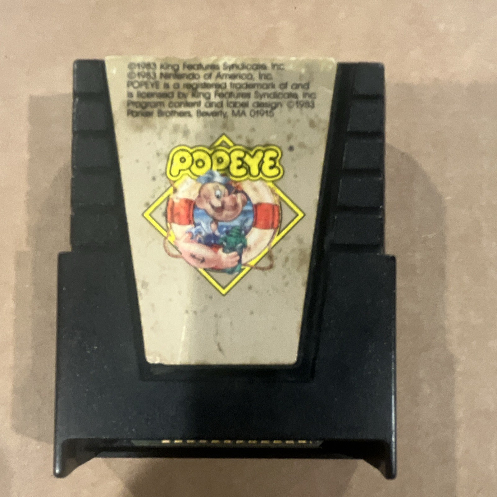 Parker Brothers Popeye Atari 400 800 Cartridge