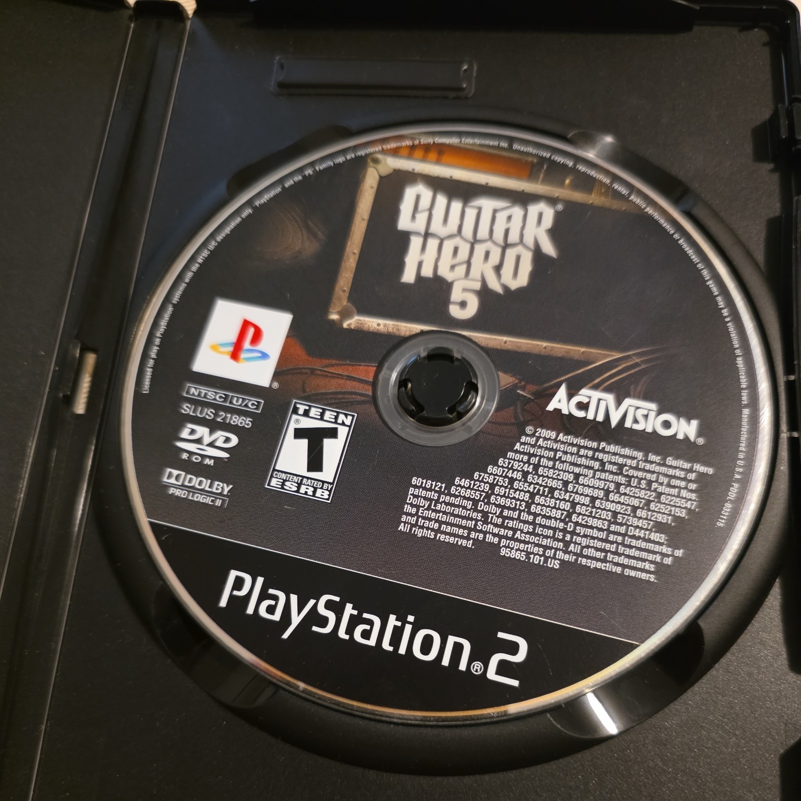 Guitar Hero 5 PlayStation 2 PS2 Game Disc Only