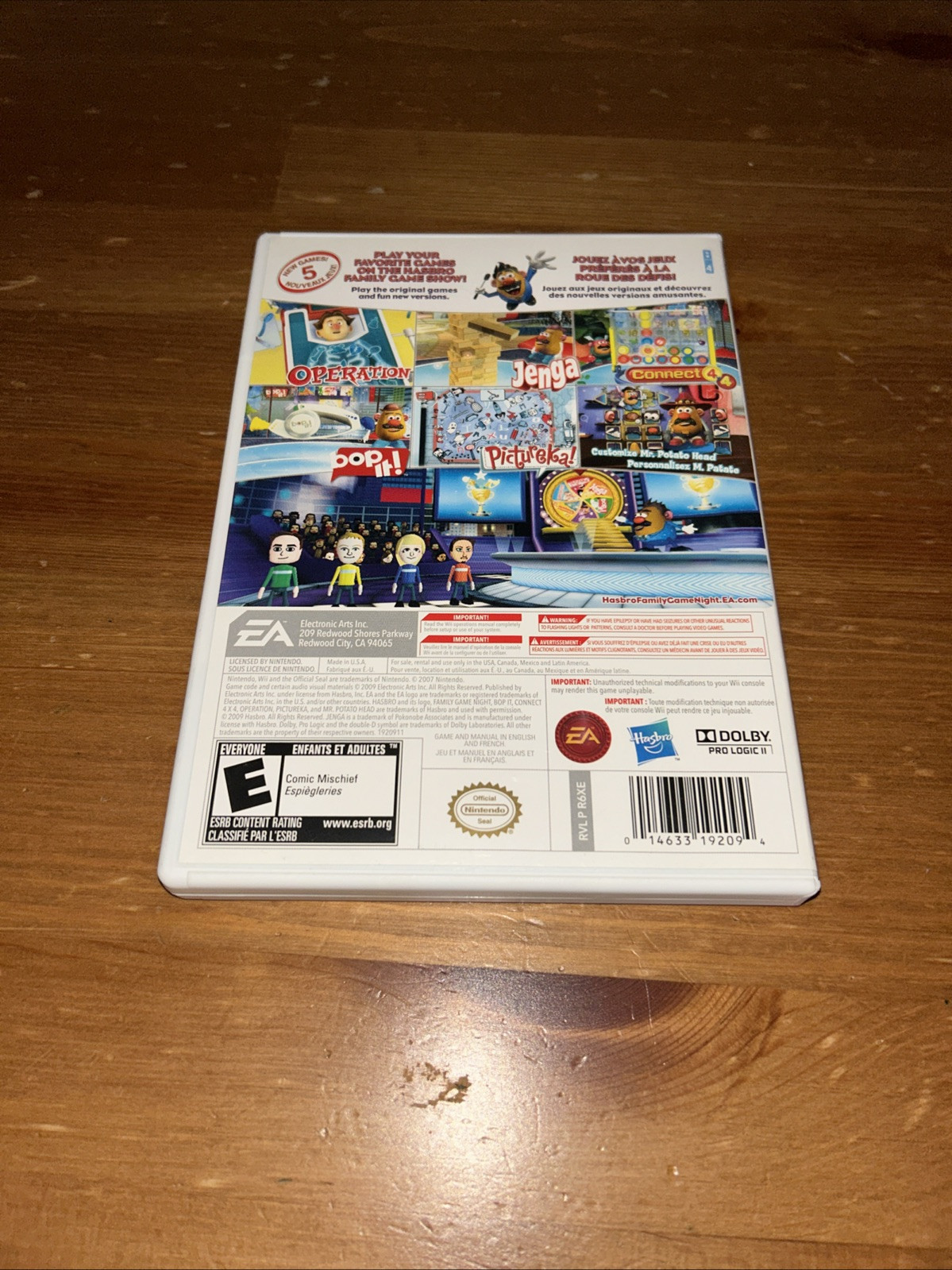 Hasbro FAMILY GAME NIGHT 2 (Nintendo Wii, 2009) – Tested, Complete Works Great