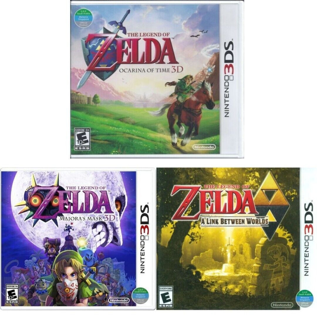 The Legend of Zelda Ocarina of Time 3D & Majora’s Mask 3D & Link Between Worlds