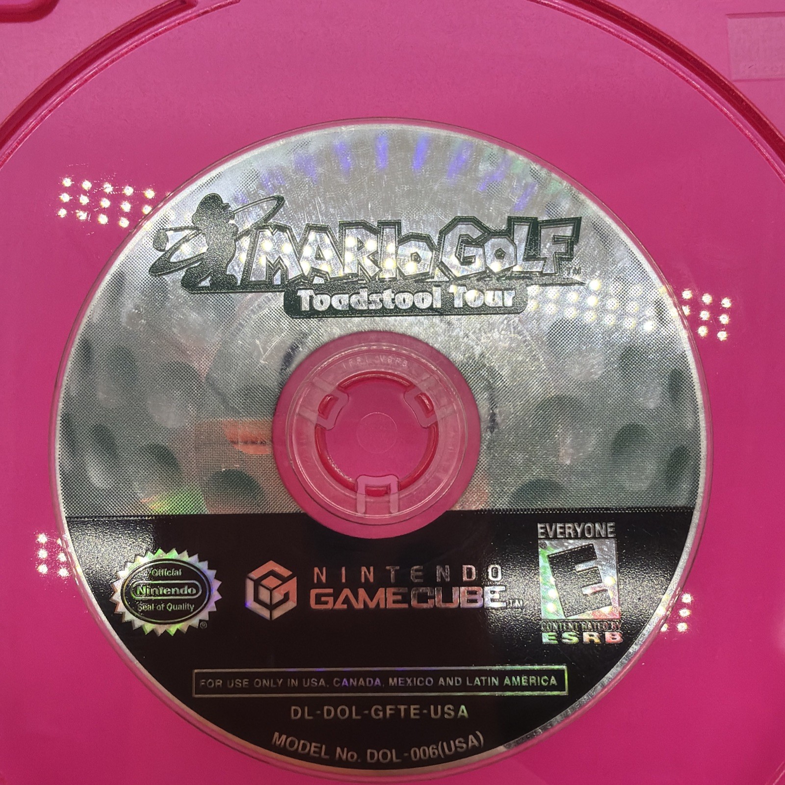 Mario Golf: Toadstool Tour (GameCube, 2003) Loose Disc ONLY TESTED + Working !