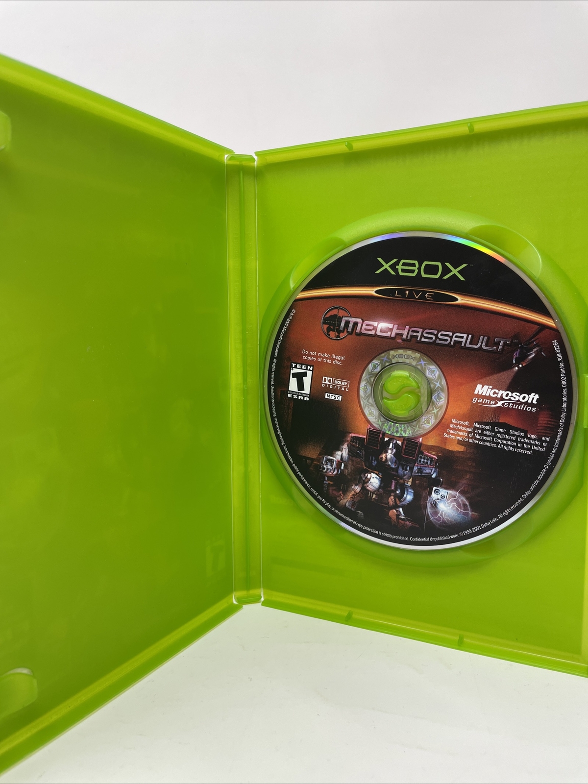Xbox Mechassault Microsoft Game