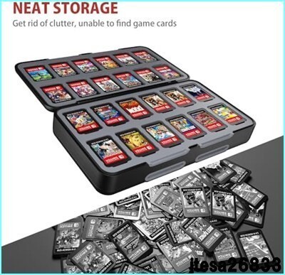Switch Switch 2 Game Card Case 48 Slots Shockproof Lightweight Dustproof Storage