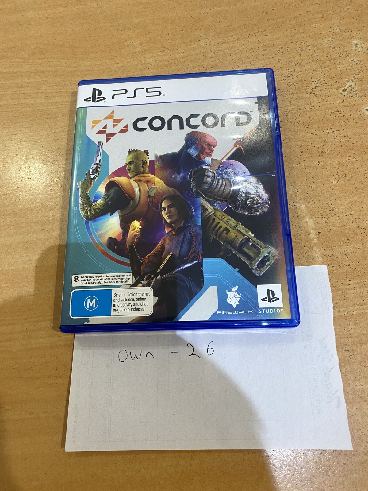 Concord PlayStation 5 RARE Pulled From Shelve- AU PAL Release- In Hand
