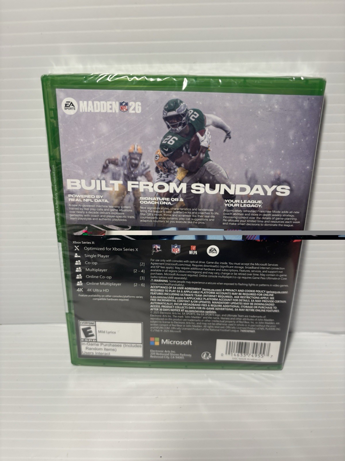 EA SPORTS Madden NFL 26 for Xbox Series X | Brand New Football Video Game