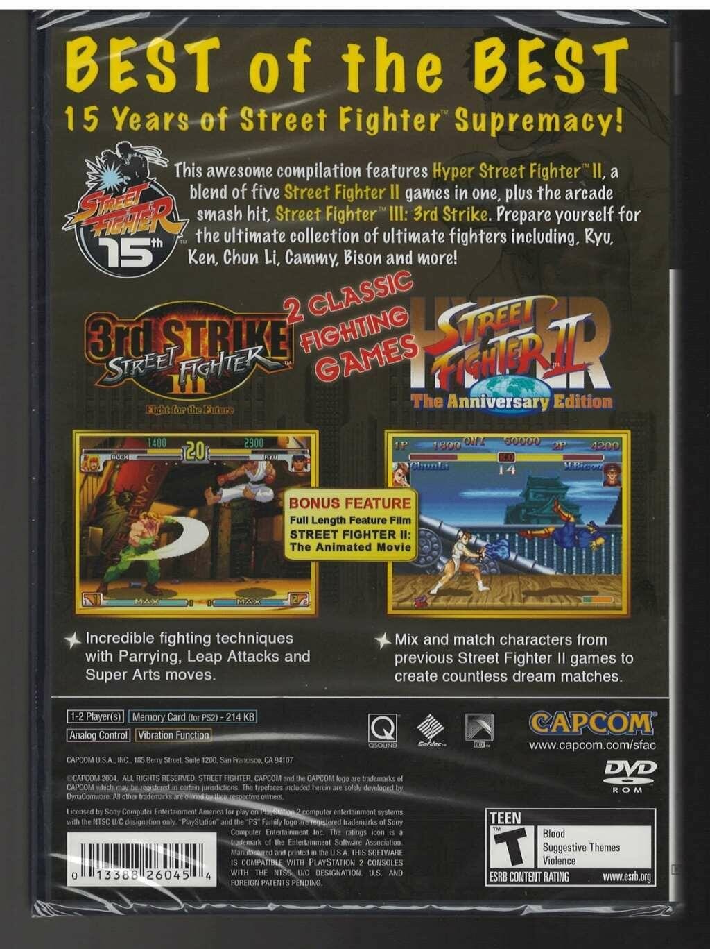 Street Fighter Anniversary Collection – PlayStation 2