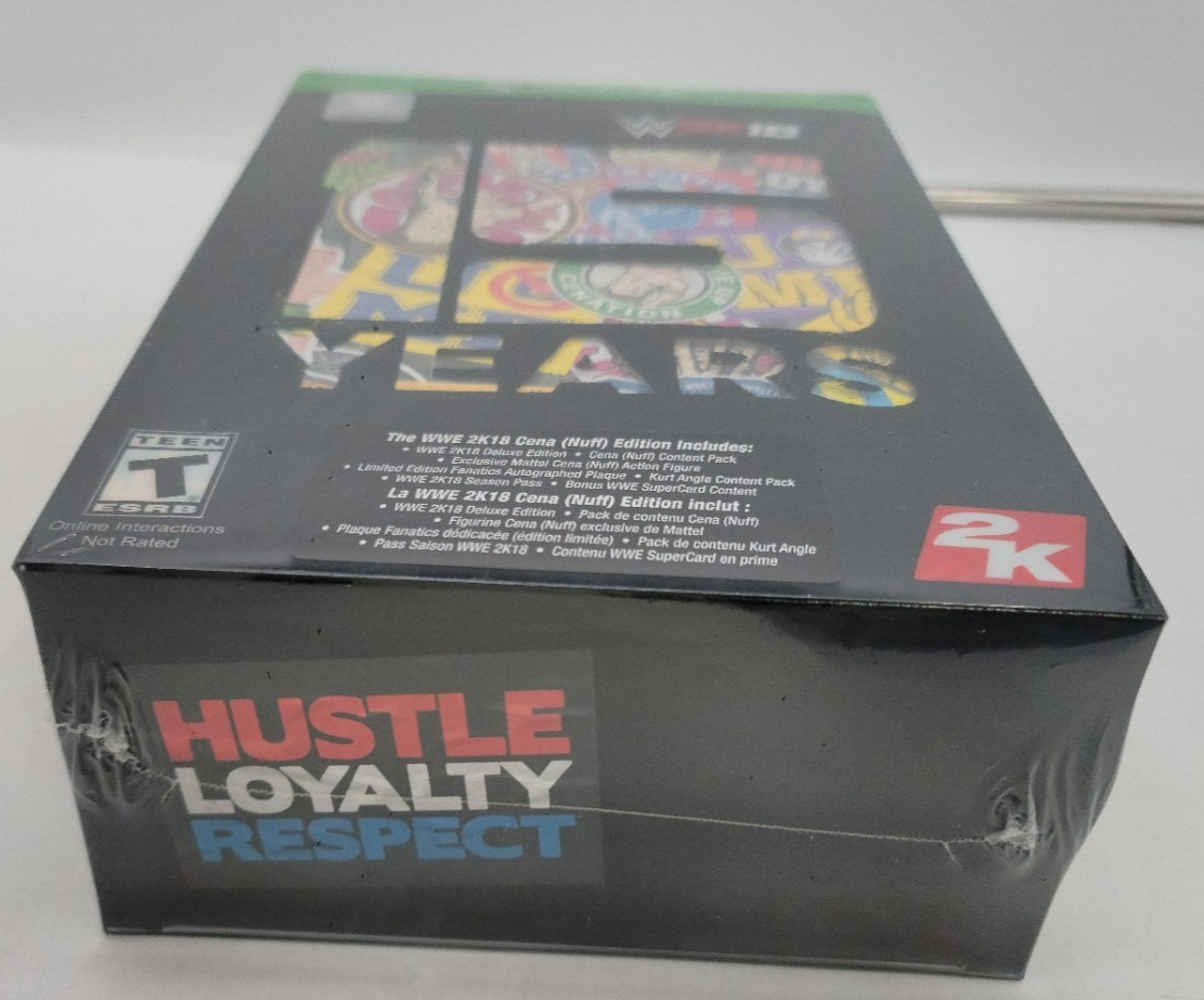 WWE 2K18 Cena (Nuff) Collectors Edition (Microsoft Xbox One, 2017) BRAND NEW