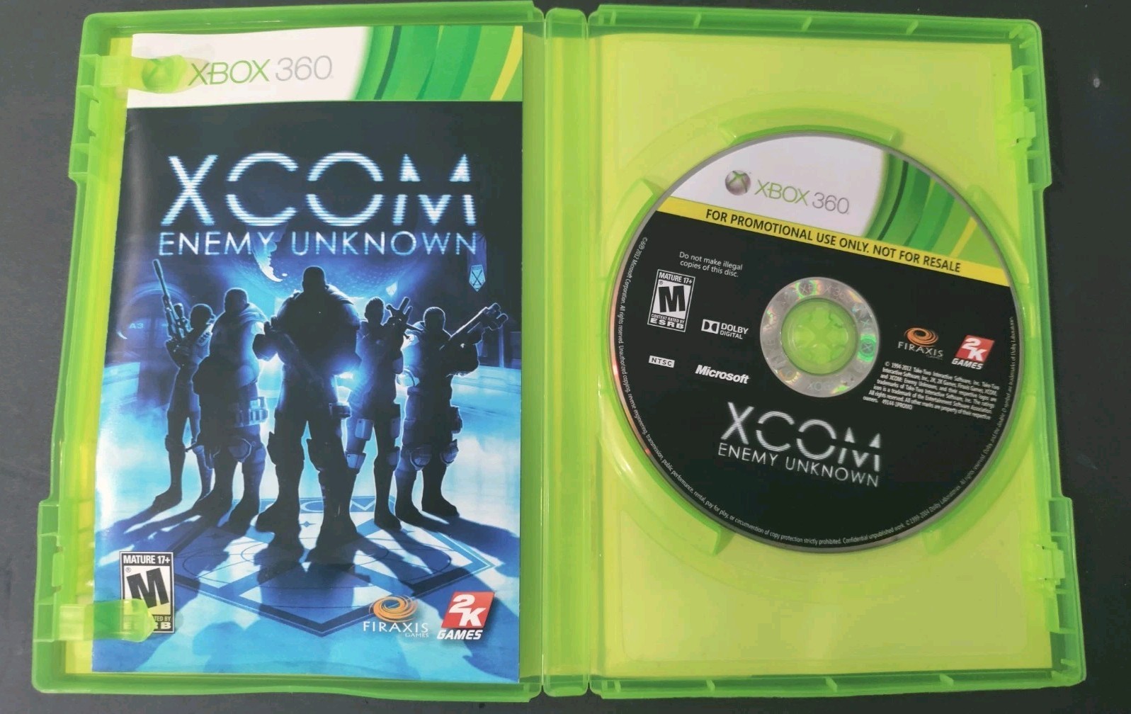 XCOM Enemy Unknown – Xbox 360 Promotional Addition (Very Clean) + Booklet