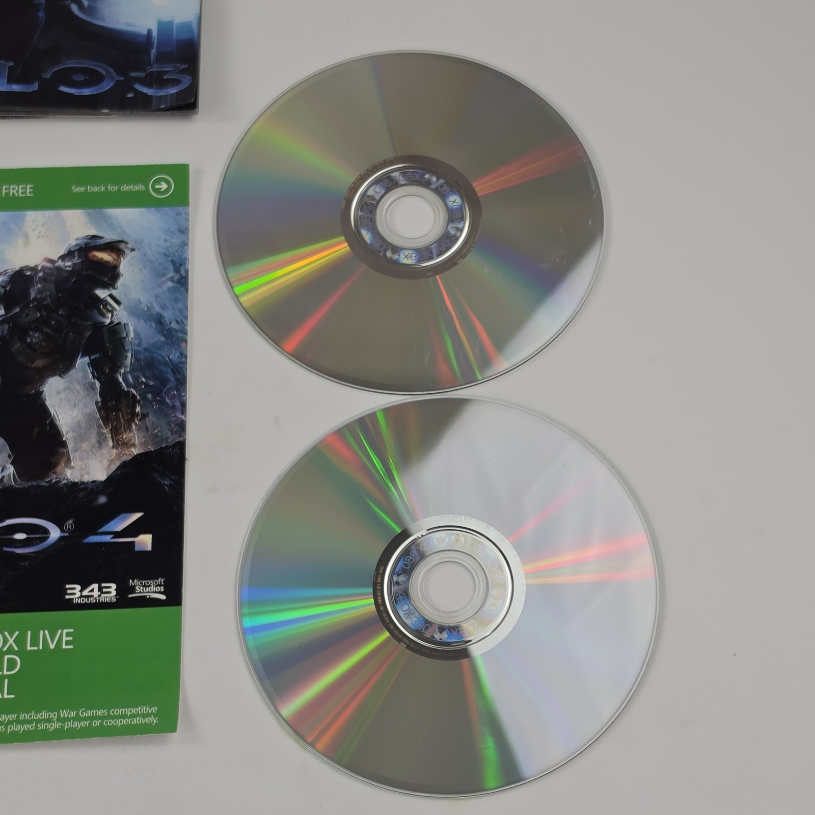 Halo 3 & 4 Bundle Microsoft XBOX 360 FPS Shooter Game Complete Tested VG Bungie