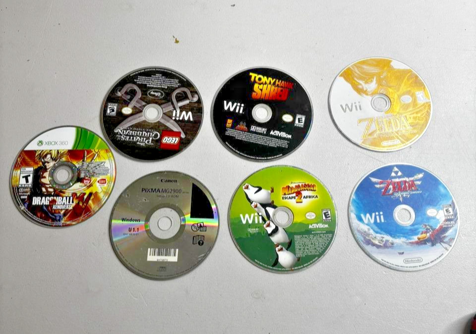 Nintendo Wii Mixed Game Lot of 6 – Mixed Titles – One Xbox