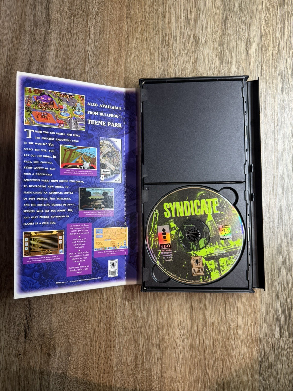 Panasonic 3DO – Syndicate (1995) NO INSERTS – Long Box – Clean – Tested