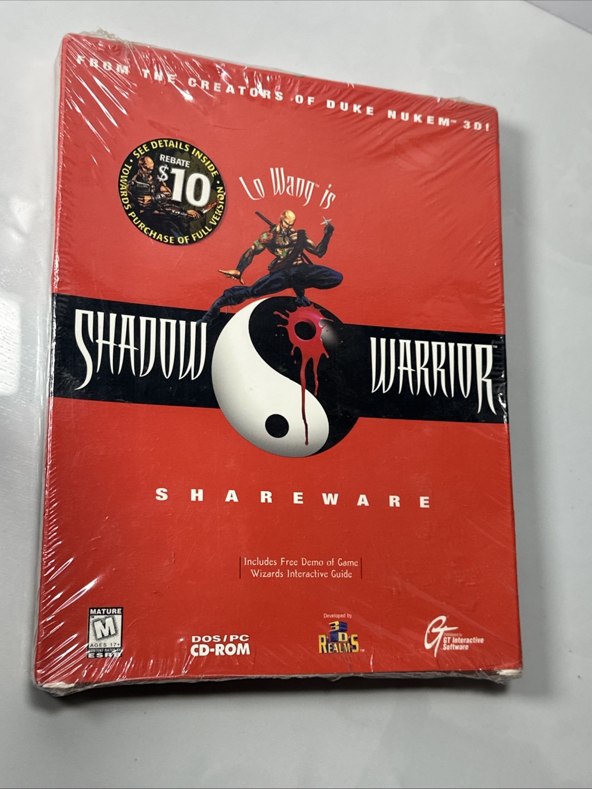 NEW 1997 Shadow Warrior Shareware DOS PC CD-ROM ”RIPPED SEALED”