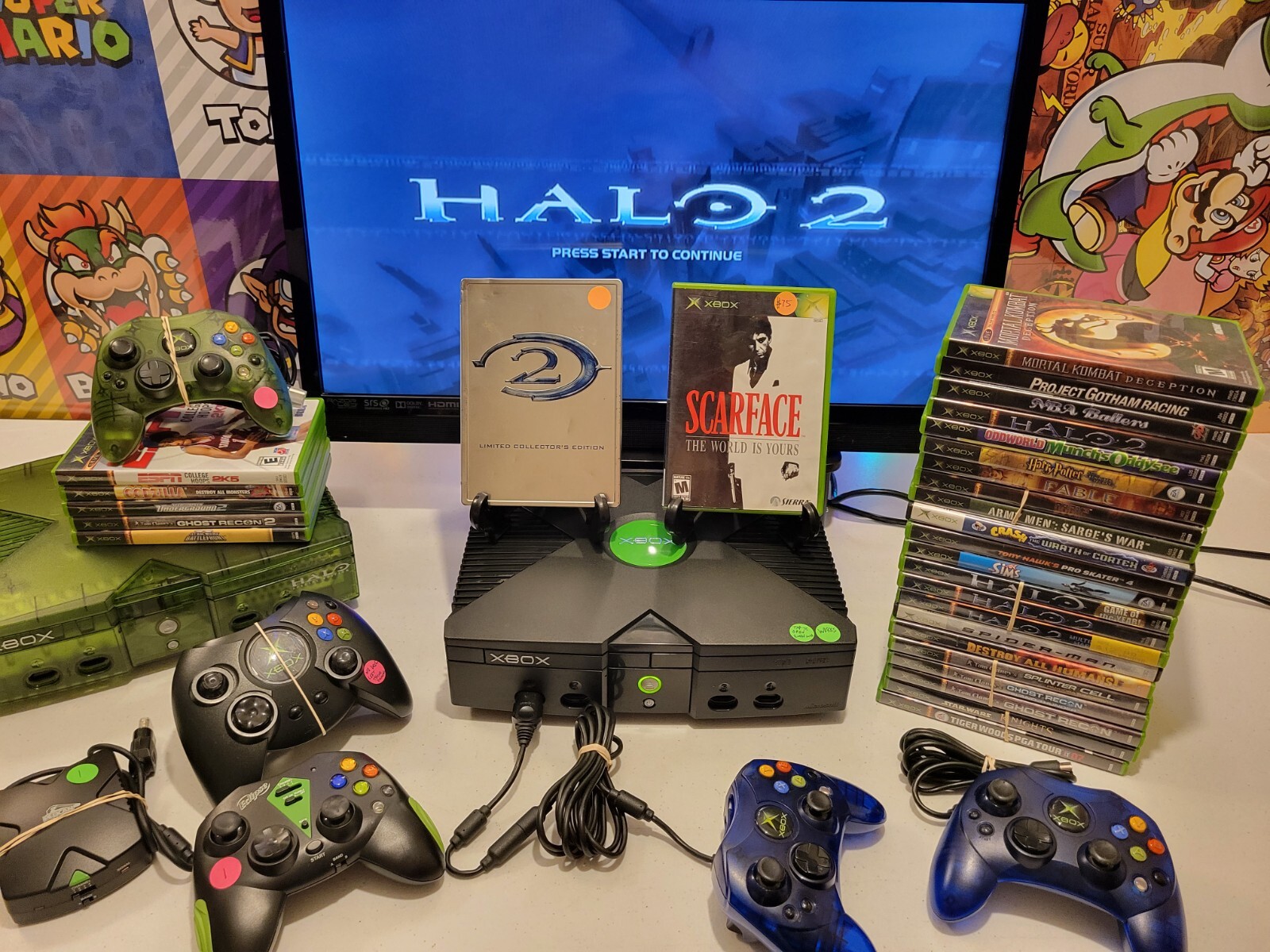 OG Xbox Video Games X-Men Scarface Conker Burnout 3 WWF Star Wars Hulk – U Pick
