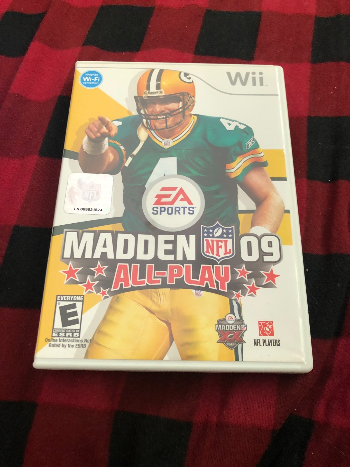 Madden NFL 09 Nintendo Wii 2008 Case Manual Disc Tested Works Great Authentic