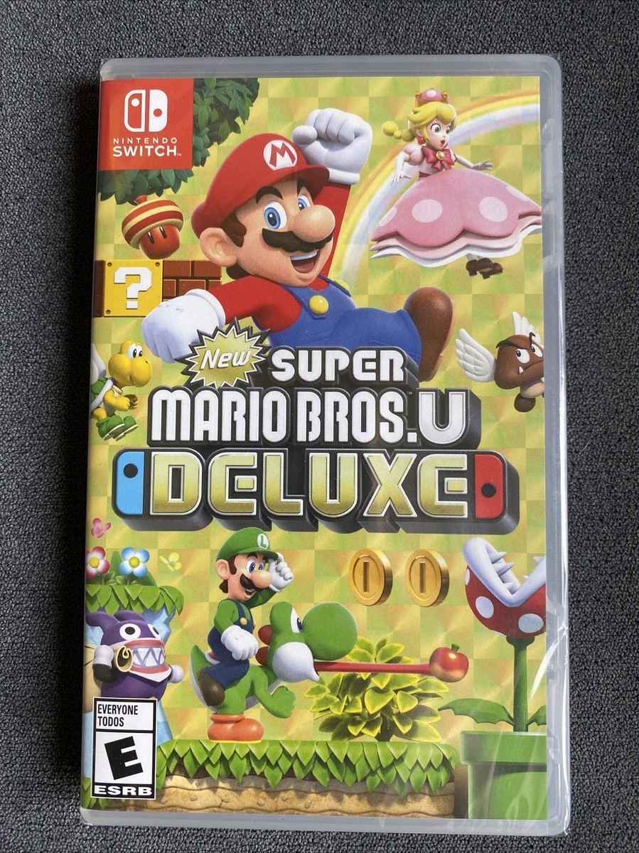 New Super Mario Bros. U Deluxe (Nintendo Switch) Excellent + Original Box