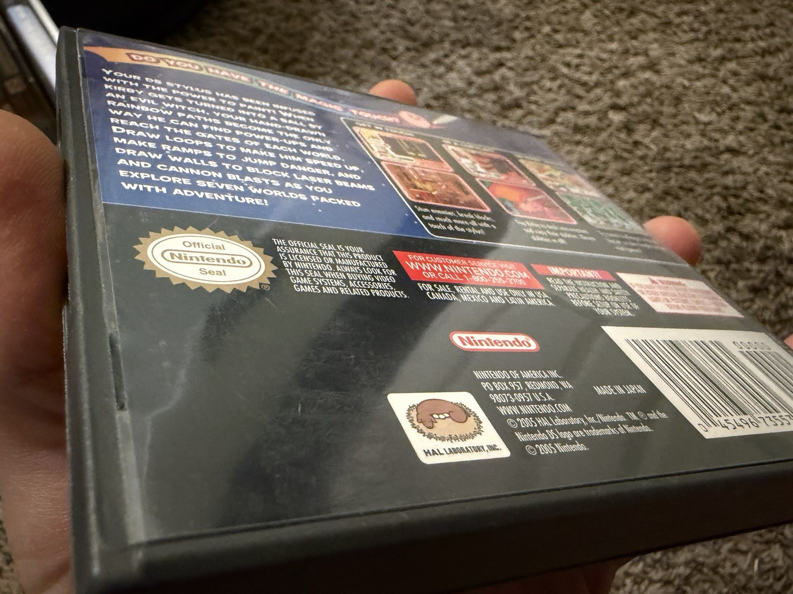 Kirby: Canvas Curse (Nintendo DS, 2005) CIB w/ Manual, Tested+ Clean