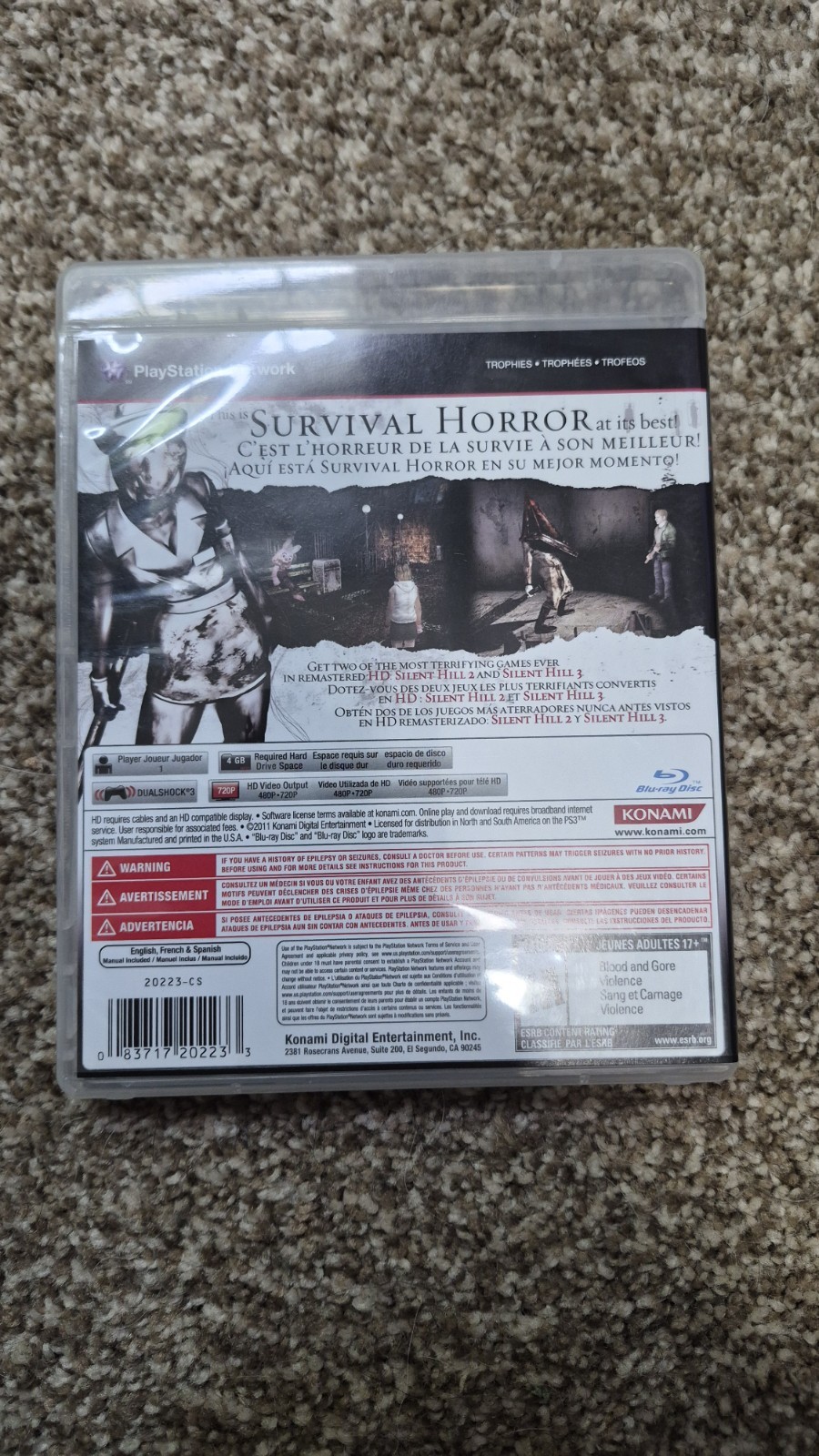 Silent Hill Collection – Sony PlayStation 3