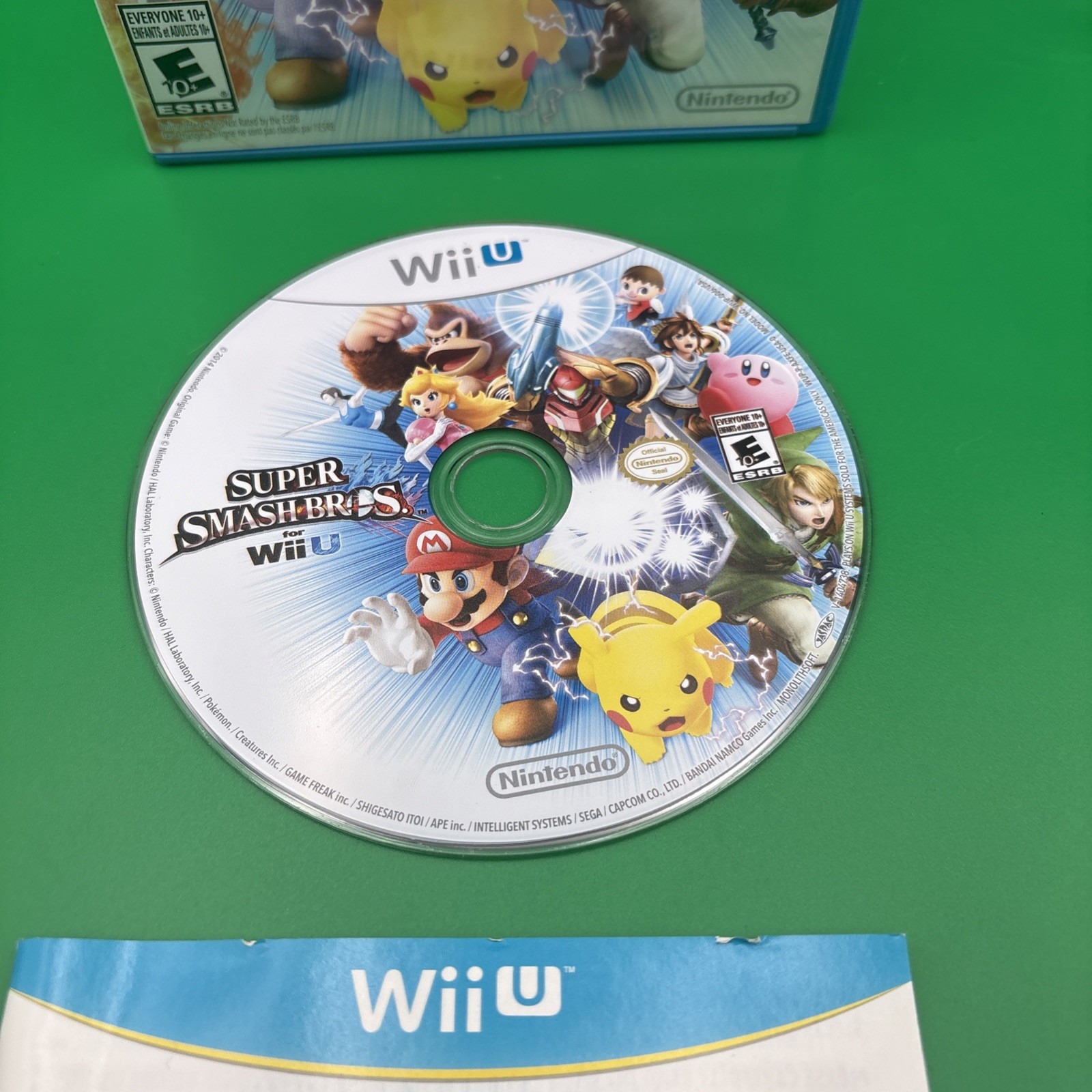 Nintendo Wii U Super Smash Bros and The Wonderful 101. W/Manuals