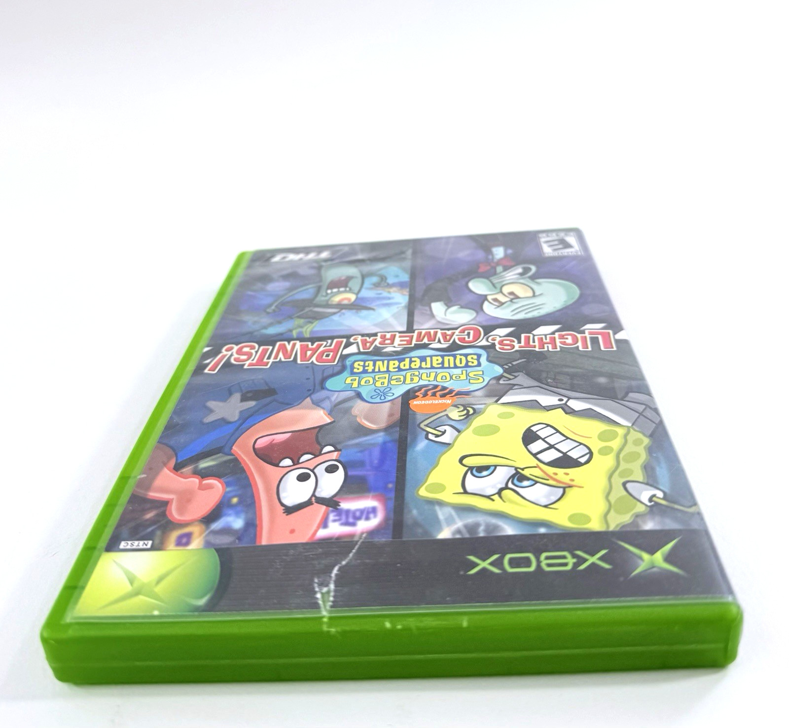 SpongeBob SquarePants: Lights, Camera, Pants (Microsoft Xbox, 2005) Game & Case