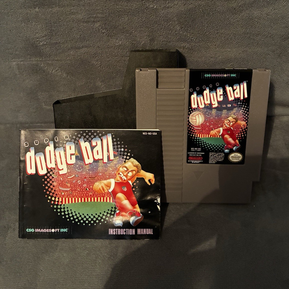 Super Dodge Ball NES CSG Imagesoft Manual Included NTSC-U/C Sports