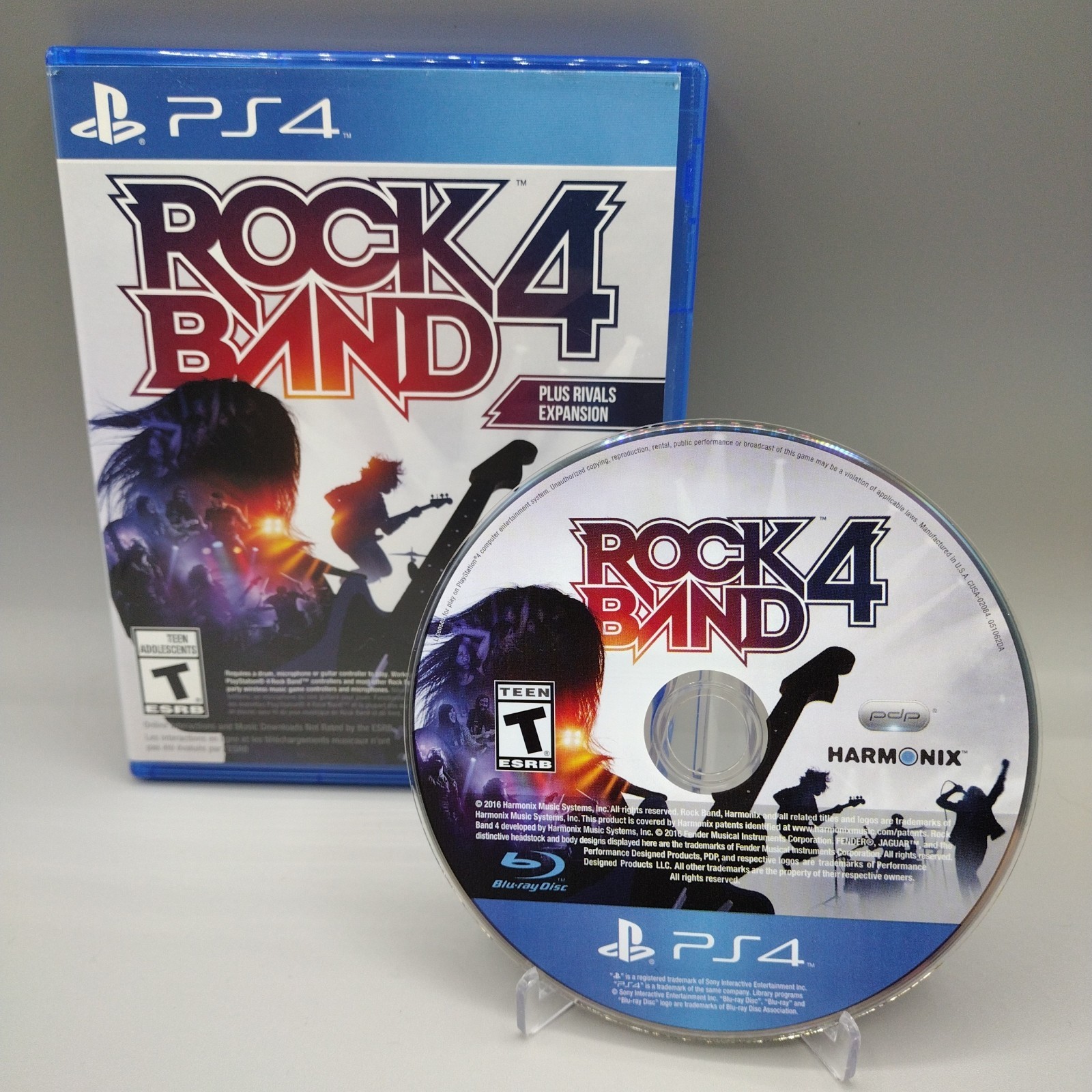 Rock Band 4 Plus Rivals Expansion (Sony PlayStation 4, 2016) PS4 No DLC Tested