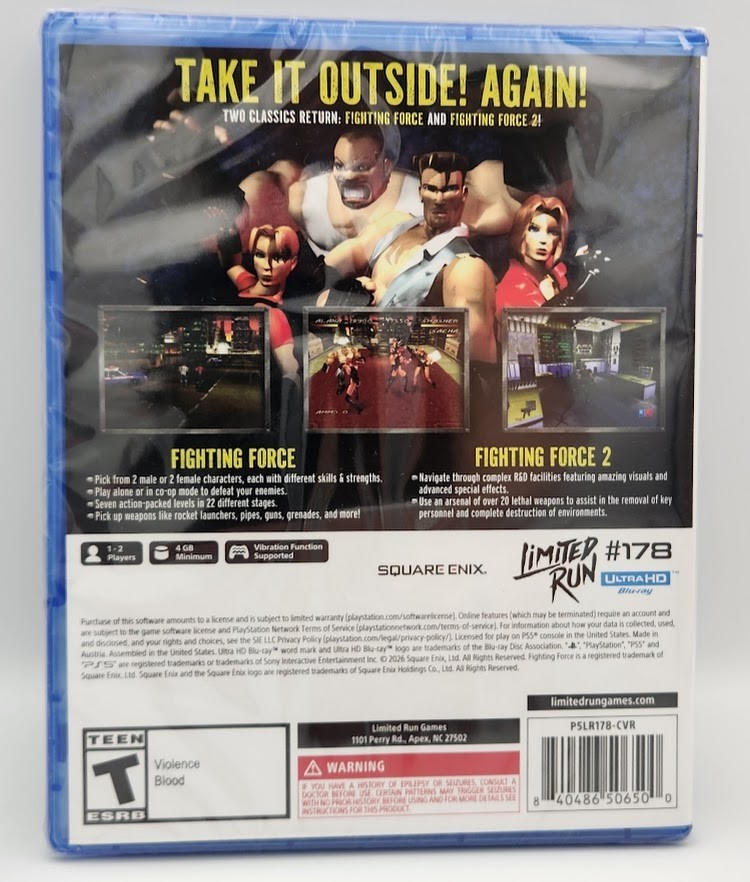 Fighting Force Collection PS5 Brand New Game ( 2026 Fighting )