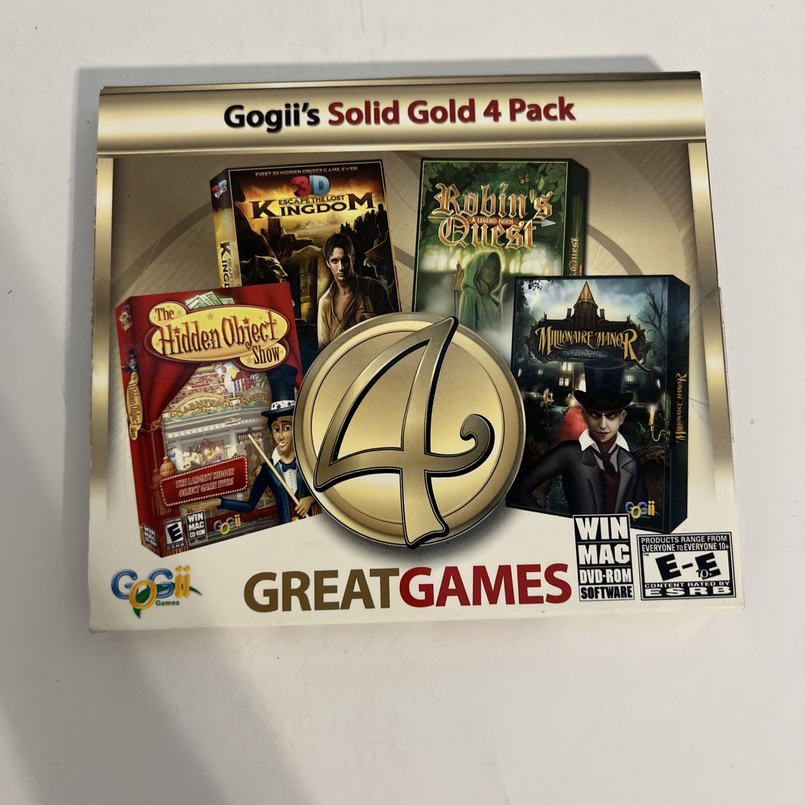 Gogii’s Solid Gold 4 Pack 2012 (Windows/Mac, 2012)