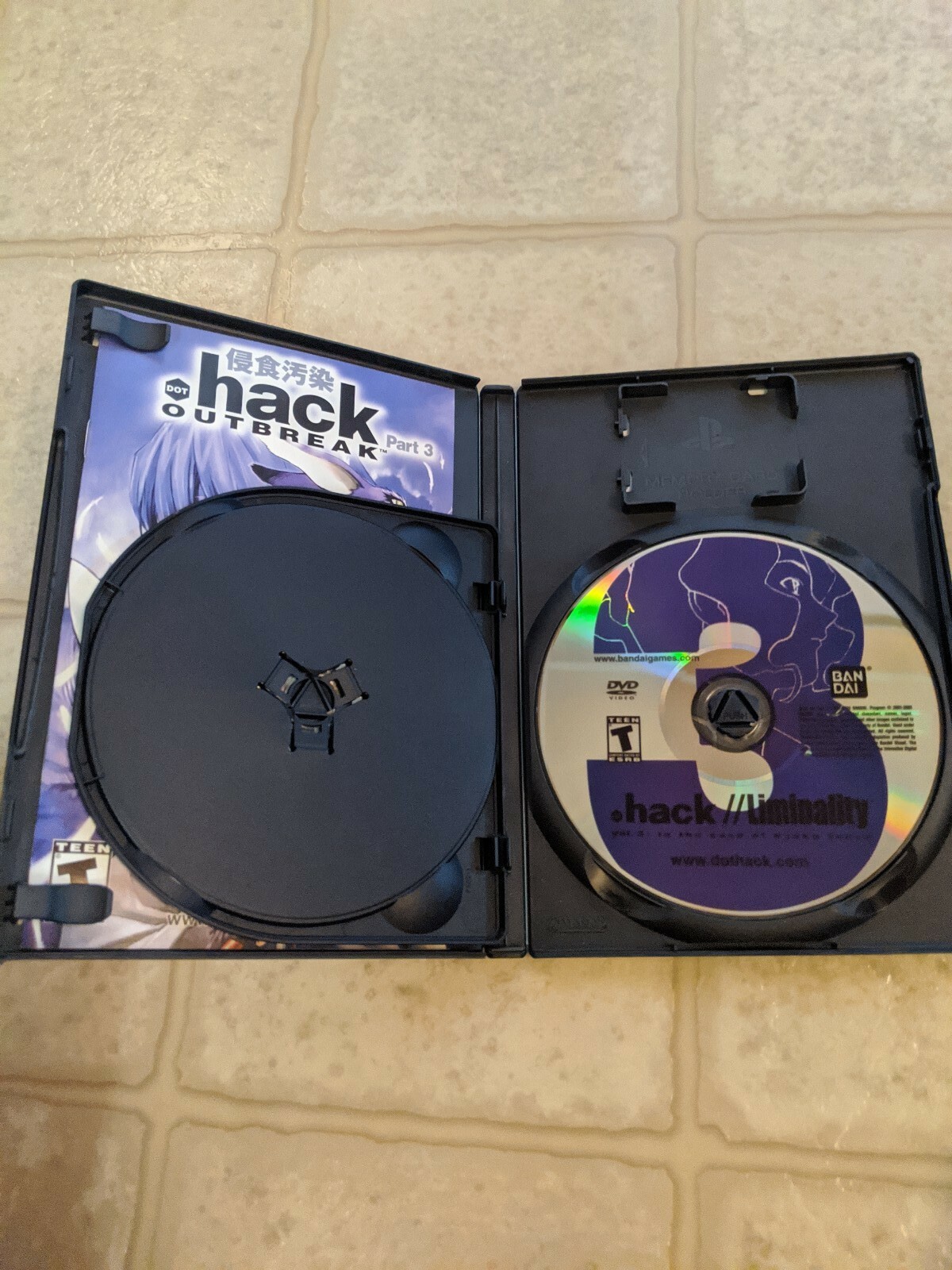 Dot .hack Outbreak Part 3 (Sony PlayStation 2) Complete with Anime (Rare)