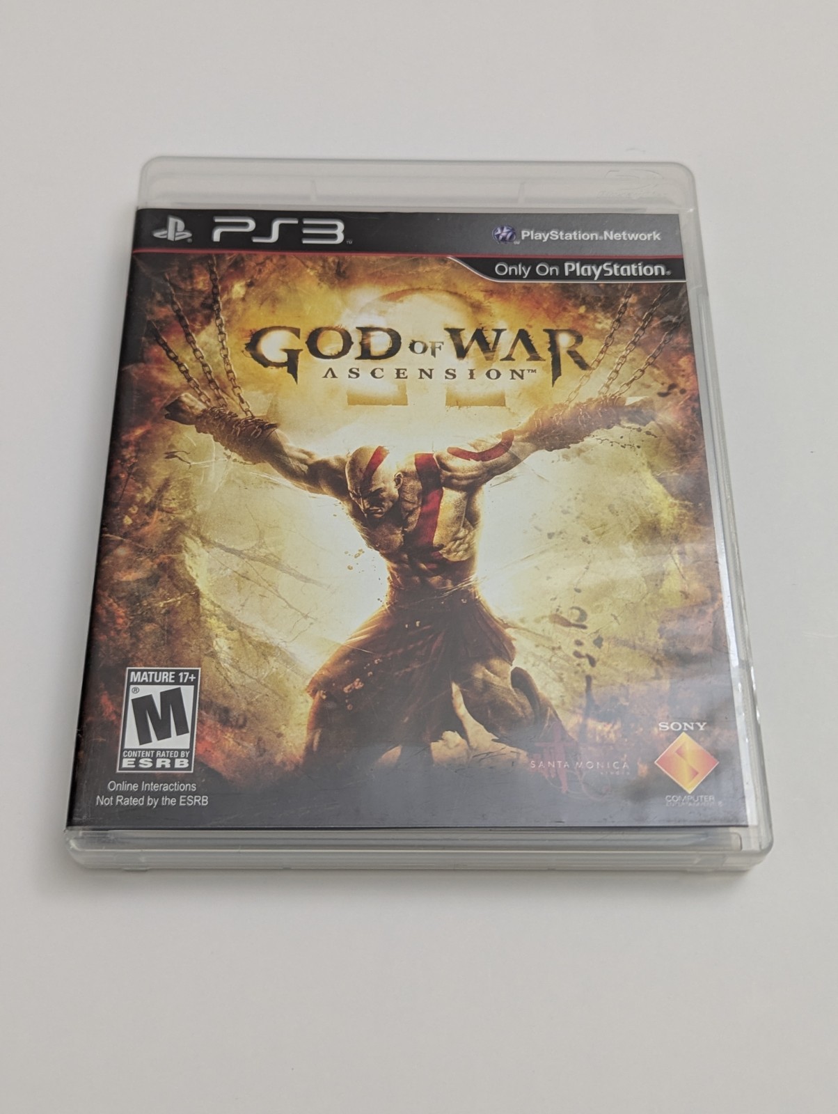 God of War Ascension (Sony PlayStation 3 PS3, 2013) No Manual