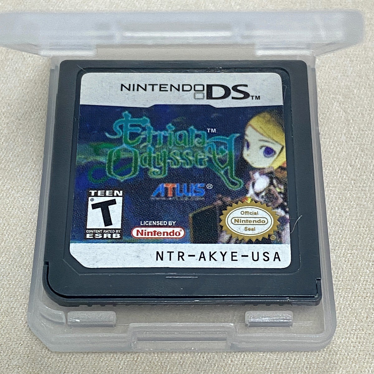 Etrian Odyssey (DS, 2007) DS Game Card for DS NDS Tested Works