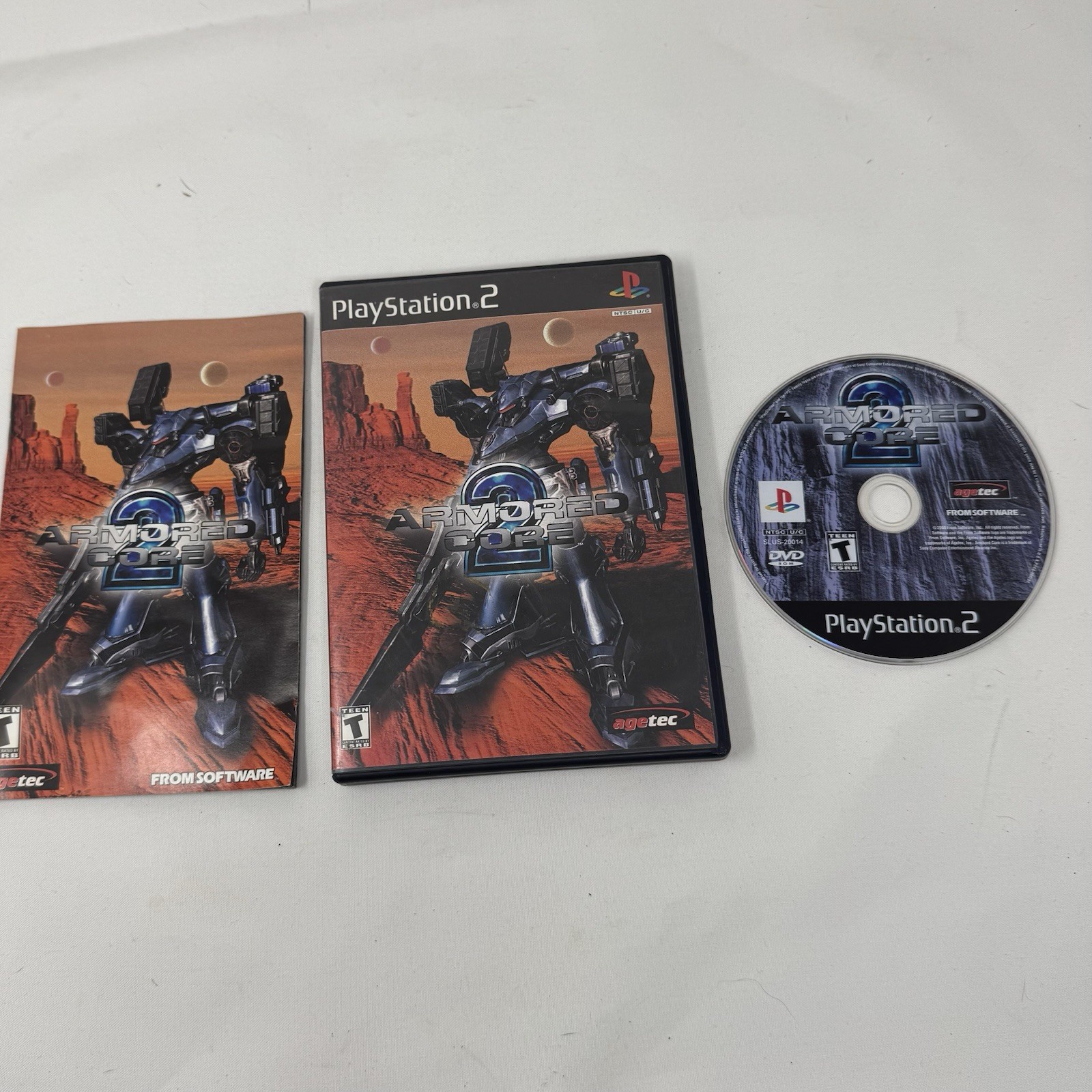 Armored Core 2 PS2 PlayStation 2 Complete CIB- Excellent