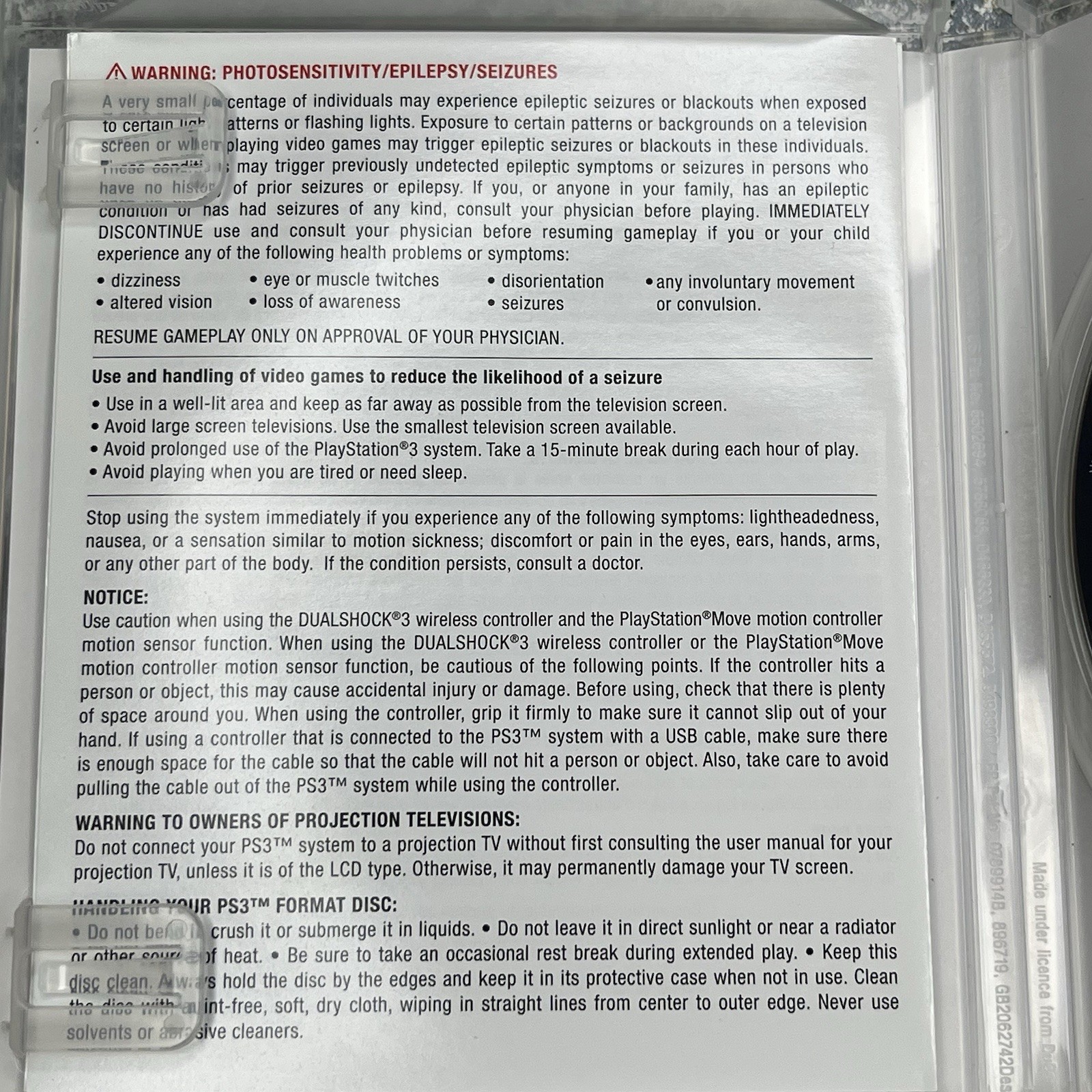 Resident Evil 6 PS3 PlayStation 3 Complete CIB Tested Working