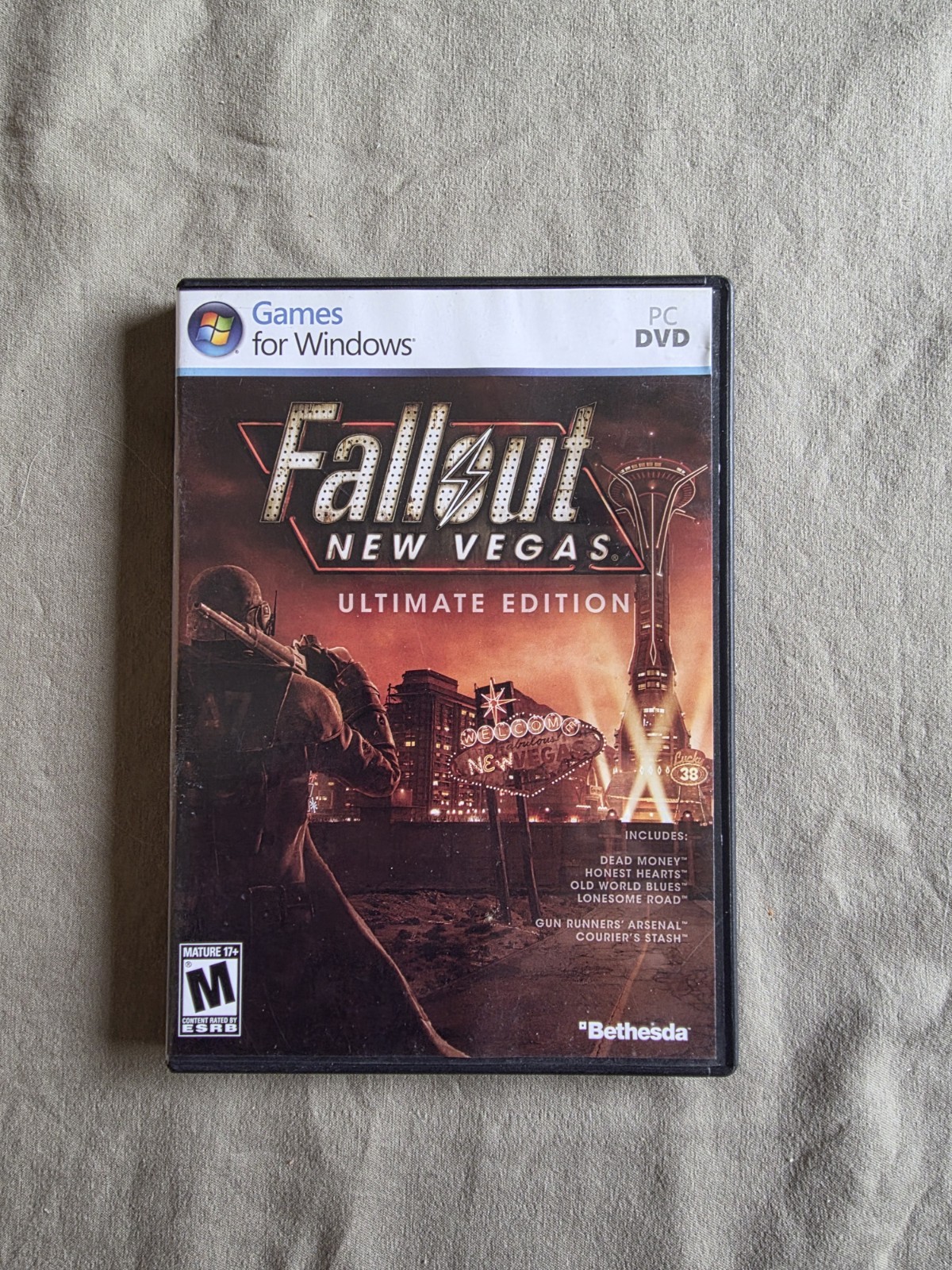 Fallout New Vegas Ultimate Edition PC – READ – Physical Disc & Case – AS-IS